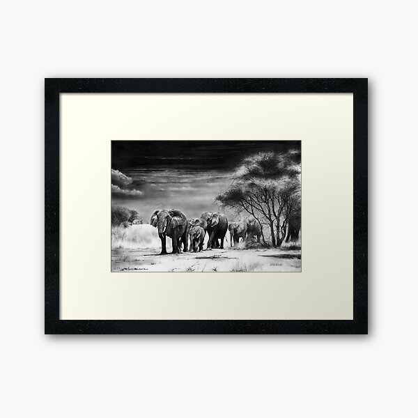Heart Of Africa Framed Art Print