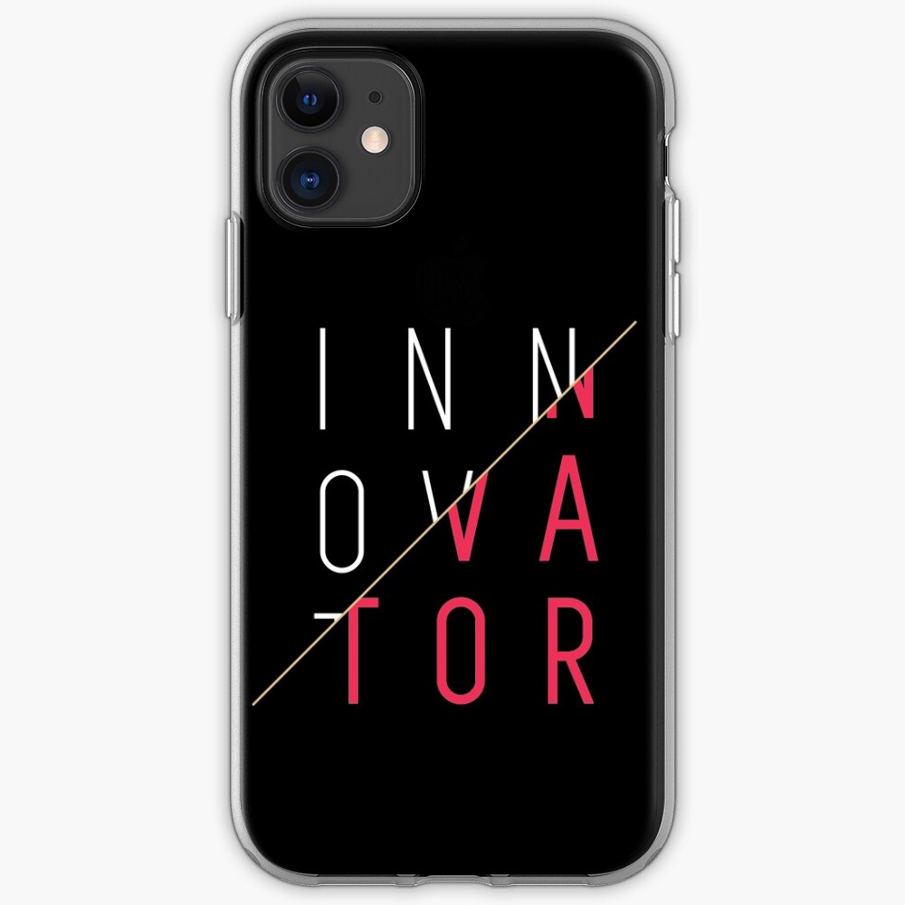 Innovator, Innovation, creativity, graphic, cool, funny shirt iPhone Case