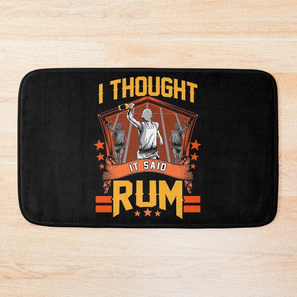 Item preview, I Thought It Said Rum Funny Running Pun Racing designed and sold by perfectpresents.