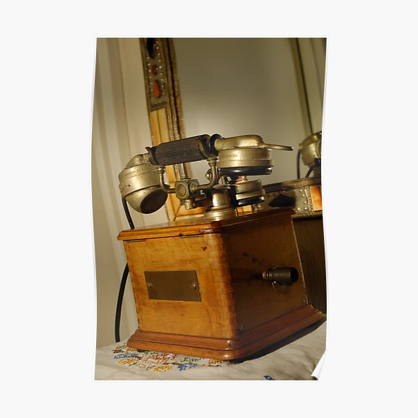 Antique Marty 1910 telephone Poster