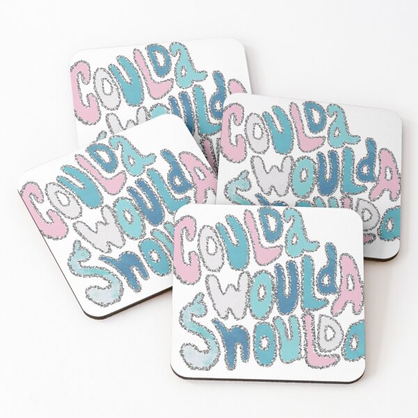 Item preview, Coulda Woulda Shoulda Sticker designed and sold by Hallie Walker.