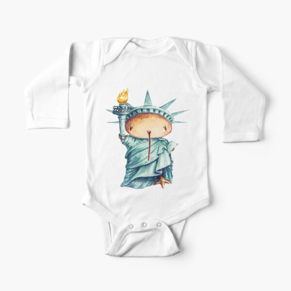 Liberty Kwii for kid clothes Long Sleeve Baby One-Piece