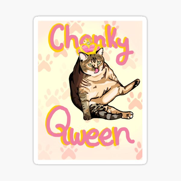 Item preview, Queen of chunky cats designed and sold by shividivi.