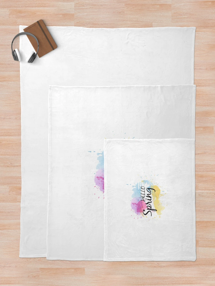 Thumbnail 5 of 6, Throw Blanket, Hello Spring designed and sold by LLightMediaPro.