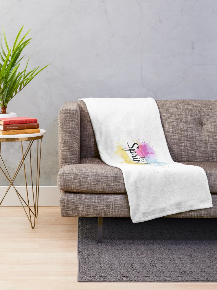Thumbnail 2 of 6, Throw Blanket, Hello Spring designed and sold by LLightMediaPro.