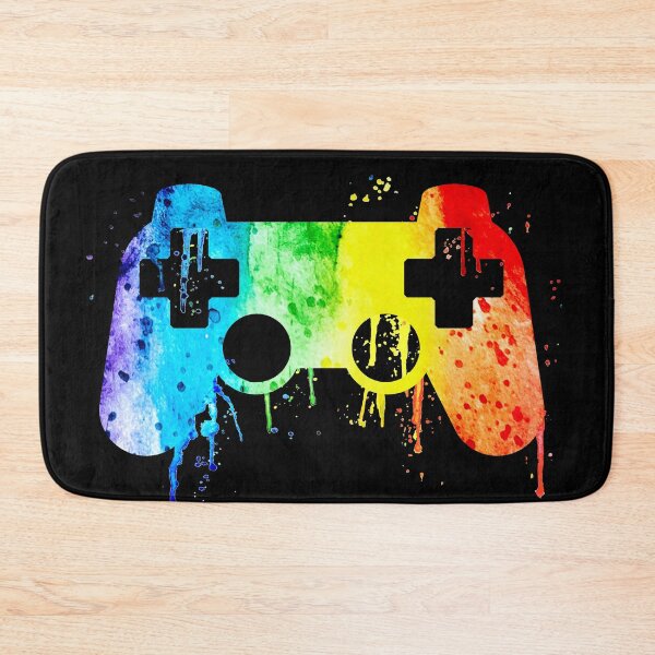 Item preview, Rainbow Video Game Controller designed and sold by TankandDPS.
