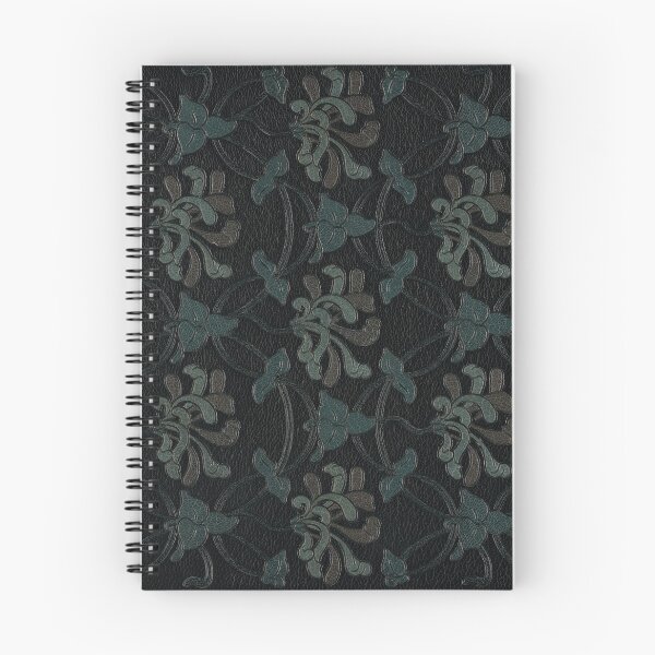 Item preview, Antique Embossed Leather Floral Pattern / Art Nouveau / Art Deco designed and sold by FuzzyHoney.