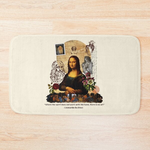Item preview, Da Vinci Collage - Monalisa Art designed and sold by NirvanaxStudio.