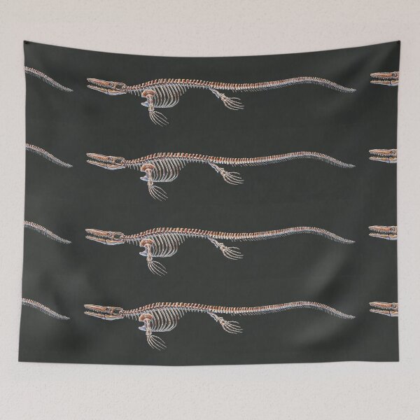 Item preview, Tylosaurus Pembinensis Skeletal Study (No Labels) designed and sold by Thedragonofdoom.