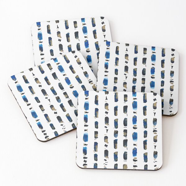 Item preview, watery ink abstract strokes designed and sold by freeinthelines.