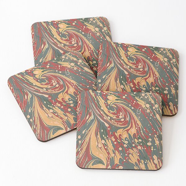 Item preview, Antique Marbleized Paper / Marble Paper designed and sold by FuzzyHoney.