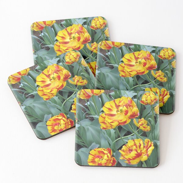 Item preview, Two-Tone Orange Tulips Vignette designed and sold by BlueMoonRose.