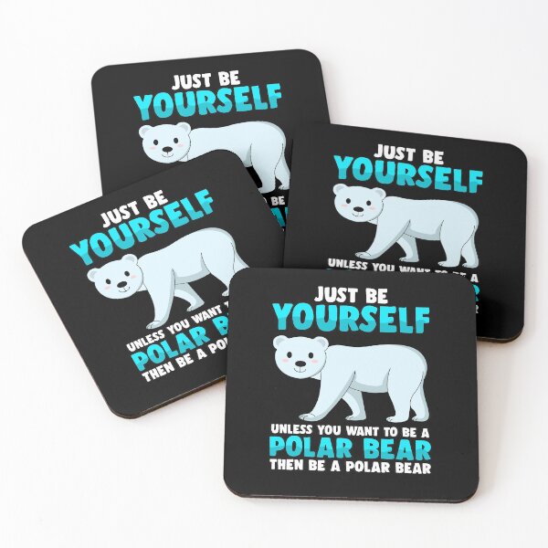Item preview, Be yourself polar bear polar bear wild animal cute gift designed and sold by redshirtz.