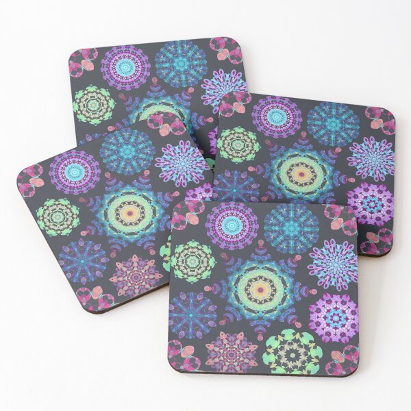 Item preview, Kaleidoscope jewel mandalas  designed and sold by dustydiscoball.