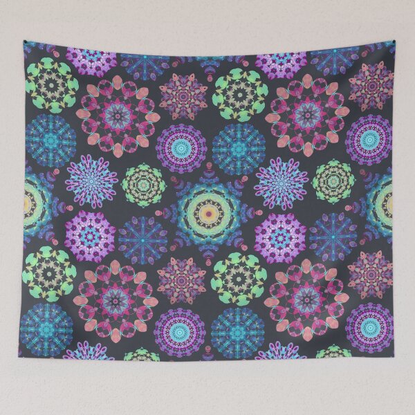 Item preview, Kaleidoscope jewel mandalas  designed and sold by dustydiscoball.