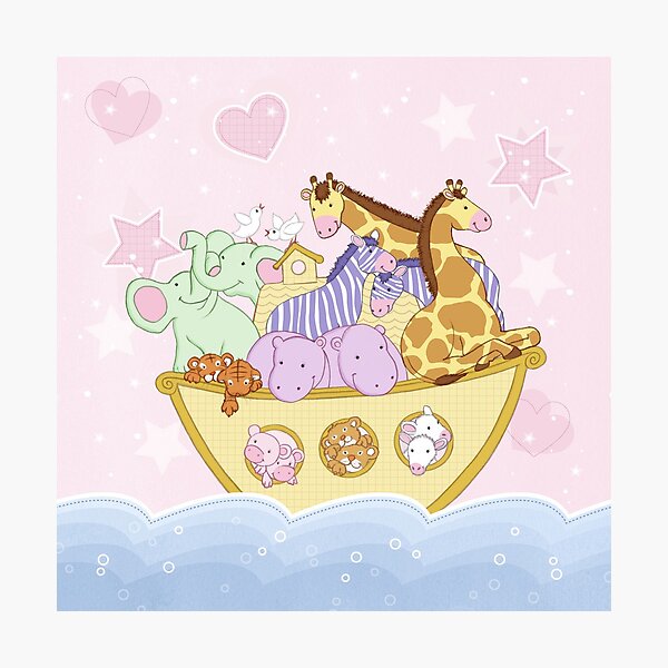 Noah's Ark (pink) Photographic Print