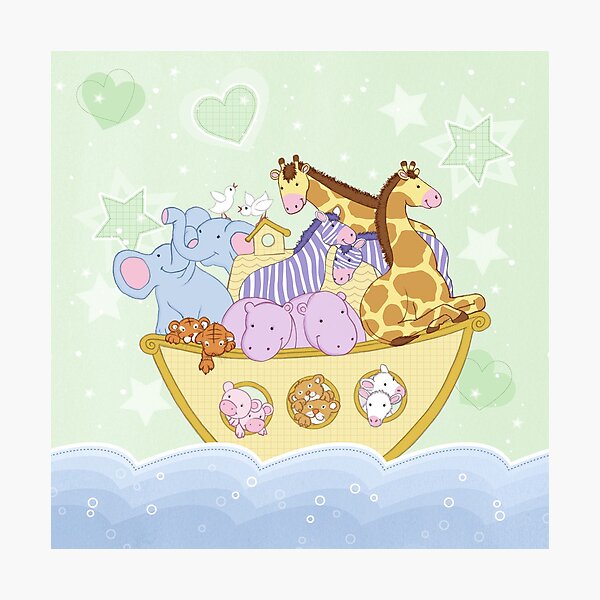Noah's Ark (green) Photographic Print