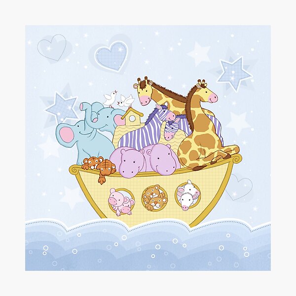 Noah's Ark (blue) Photographic Print