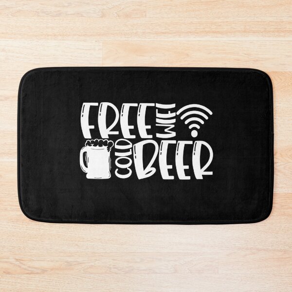 Item preview, Free Wifi and Cold Beer Free wifi Cold Beer designed and sold by Cameronfulton.