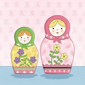 Artwork thumbnail, Matryoshka Sisters by amalou