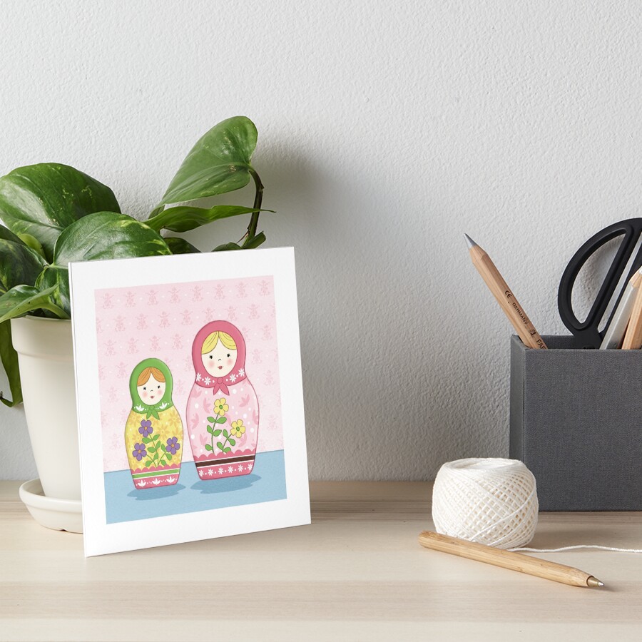 Item preview, Art Board Print designed and sold by amalou.