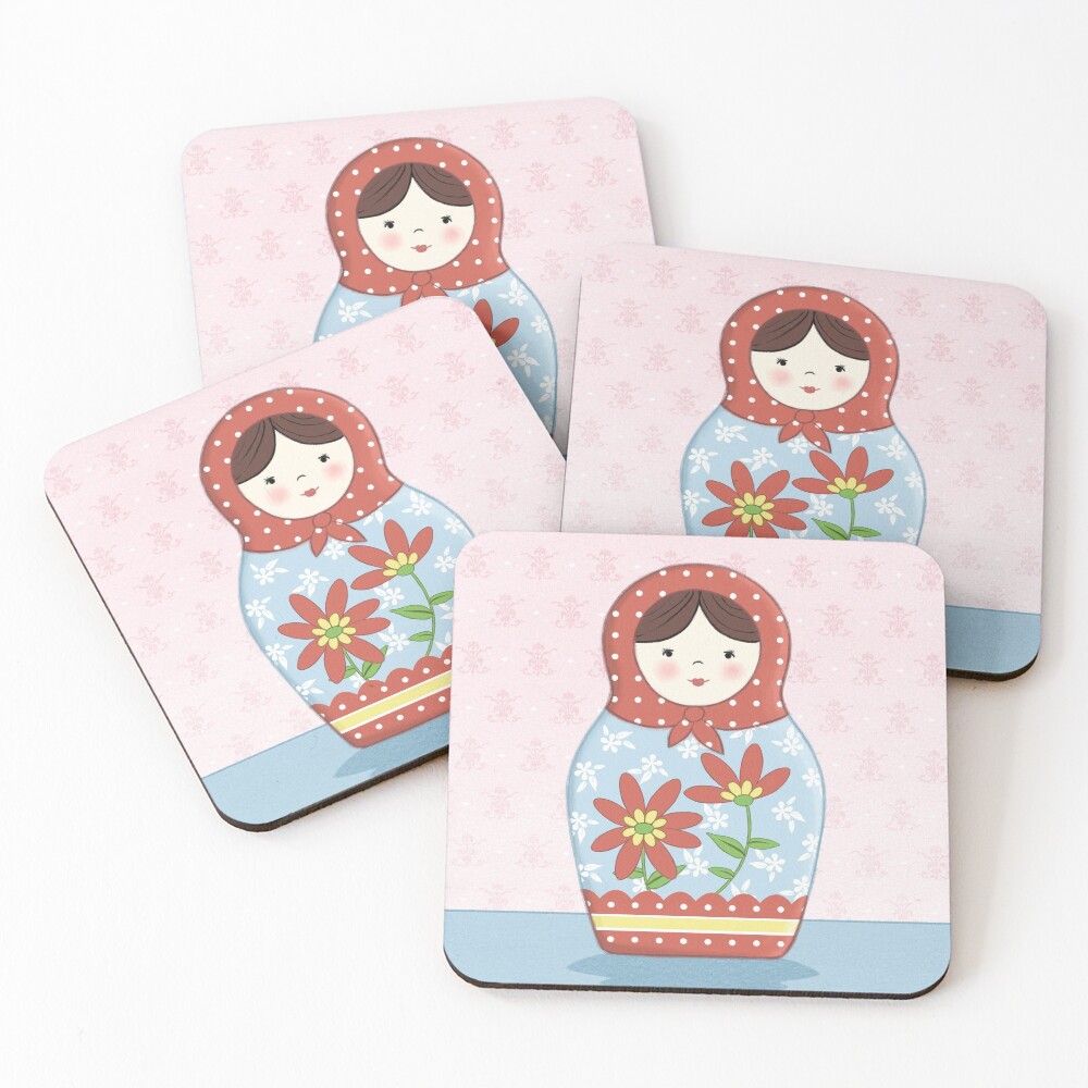 Item preview, Coasters (Set of 4) designed and sold by amalou.