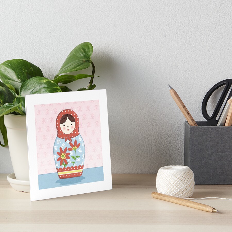 Item preview, Art Board Print designed and sold by amalou.