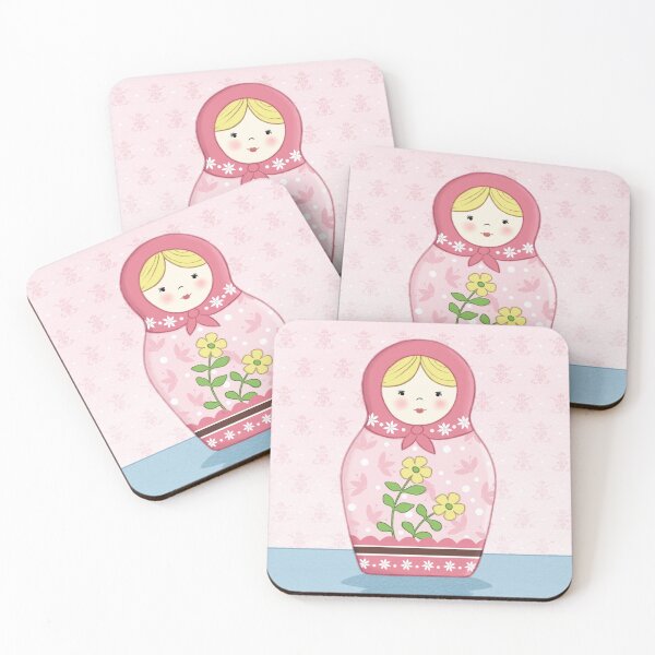 Item preview, Matryoshka Doll Pink designed and sold by amalou.