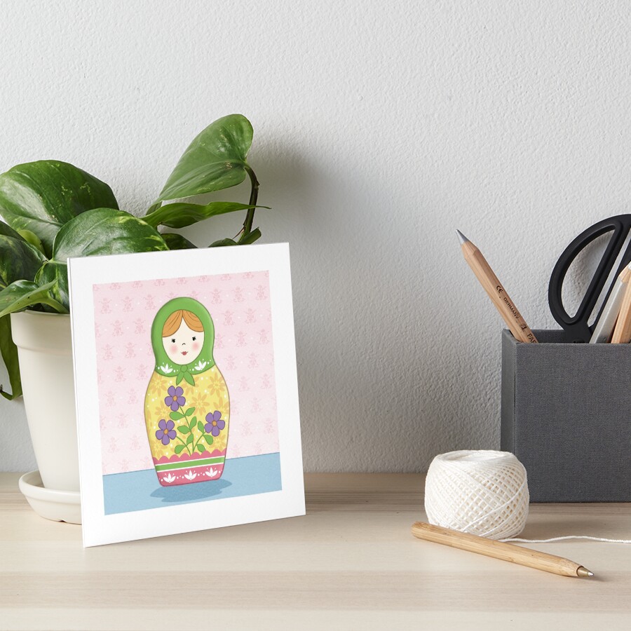 Item preview, Art Board Print designed and sold by amalou.