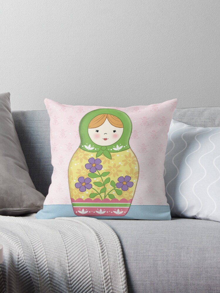 Item preview, Throw Pillow designed and sold by amalou.