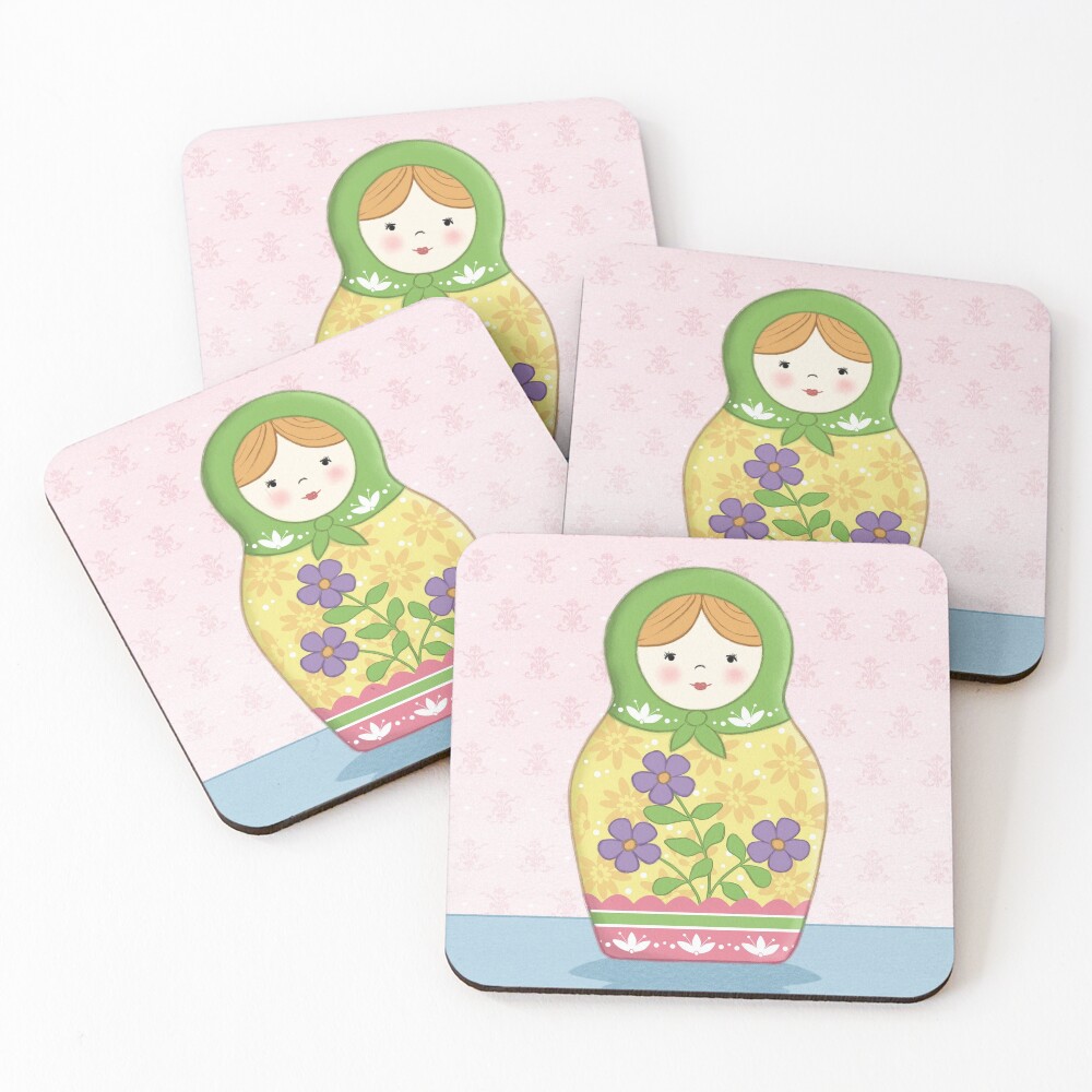 Item preview, Coasters (Set of 4) designed and sold by amalou.
