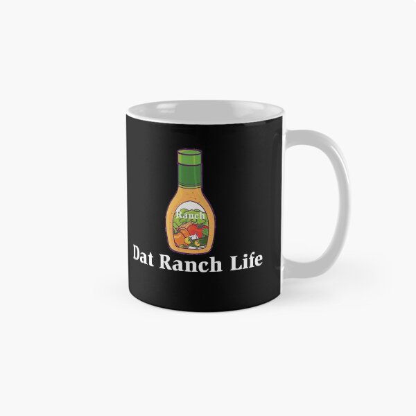 Aperçu de l'œuvre Funny Ranch Dressing Shirt - Cadeau pour les amoureux de la vinaigrette Ranch - Funny Ranch Dressing Gift - Dat Ranch Life créée et vendue par Galvanized.