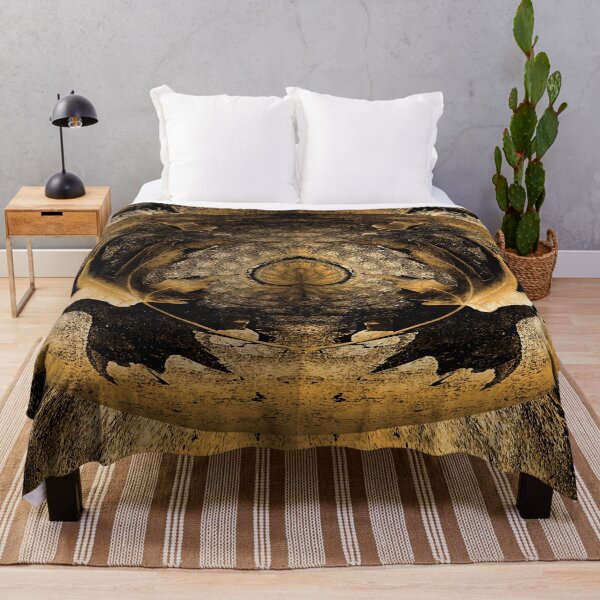 Item preview, Abstract ocher leaves in oval with heart designed and sold by Astralia.