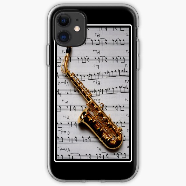 Just One Note Saxophone iPhone Case iPhone Soft Case