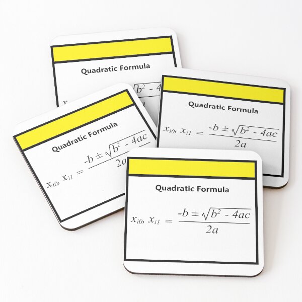Item preview, Quadratic Formula: The AlgebraMatrix at Redbubble designed and sold by Mark Stansberry.