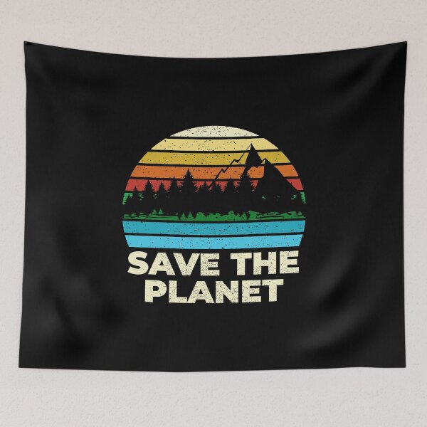 Item preview, Retro Save the Planet designed and sold by EstelleStar.