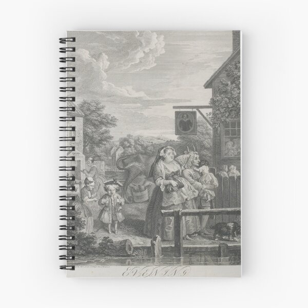 Item preview, William Hogarth (1697-1764) - The Four Times of the Day (1738) - 'Evening' - engraving series designed and sold by cdmprints.