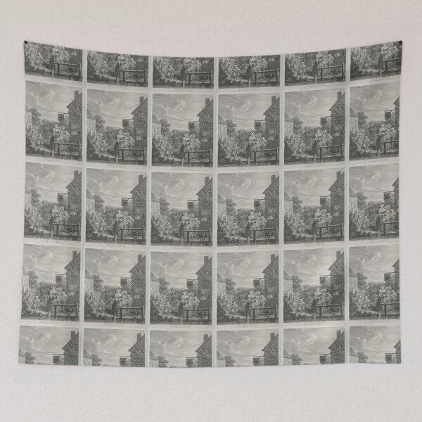Item preview, William Hogarth (1697-1764) - The Four Times of the Day (1738) - 'Evening' - engraving series designed and sold by cdmprints.
