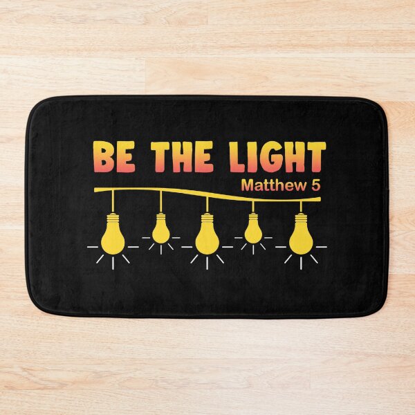 Item preview, Be the Light Jesus Bible Christianity God Gift designed and sold by redshirtz.