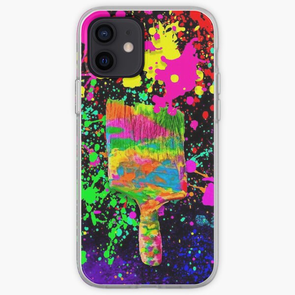 Glow In The Dark Neon Rainbow iPhone Soft Case