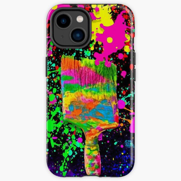 Glow In The Dark Neon Rainbow iPhone Tough Case
