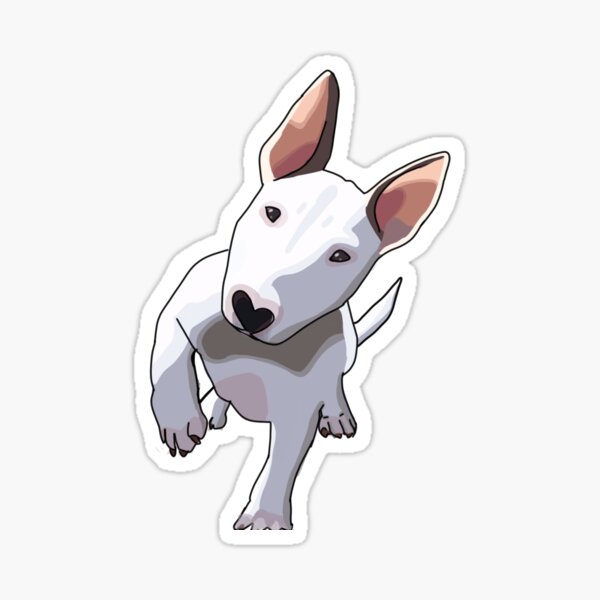 BULL TERRIER Vinyl Sticker - English Bully Dog Puppy Gladiator - Die Cut  Decal - Minglewood Trading