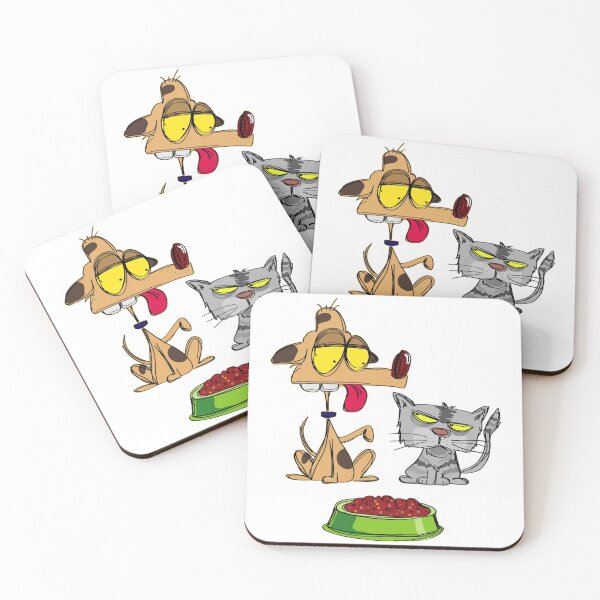 Item preview, Dog and Cat Cartoon designed and sold by Newfel Kessour.