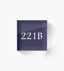 221B - Sherlock Holmes Acrylic Block