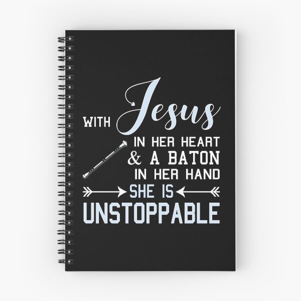 Item preview, With Jesus In Her Heart & A Baton In Hand She Is Unstoppable product designed and sold by nikkidawn74.