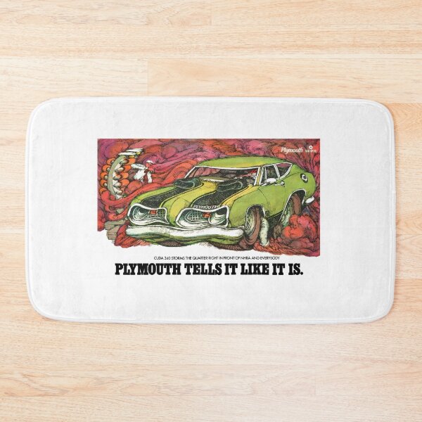 Item preview, 1969-Plymouth-Barracuda-Ad designed and sold by Retrostickersnz.