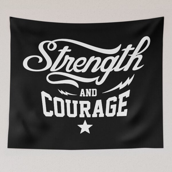 Item preview, Strength and Courage designed and sold by Vector Scout Lab.