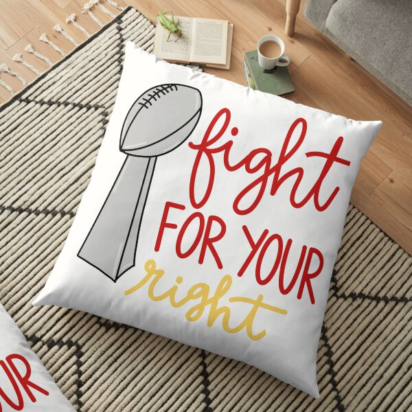Kansas City Sticker - Fight for your Right Floor Pillow