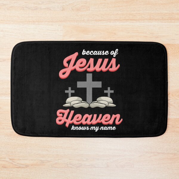 Item preview, Jesus Heaven knows my name bible christian gift designed and sold by redshirtz.