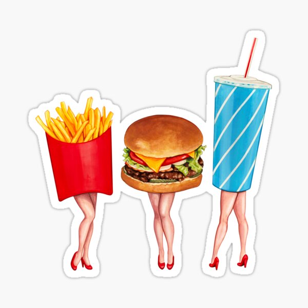 Item preview, Combo Meal Pin-Ups designed and sold by Kelly  Gilleran.